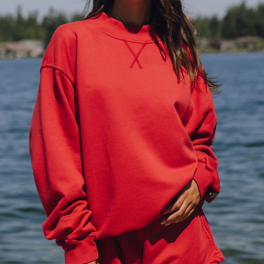 Daily Drills Vibrant Red Sweatshirt